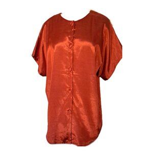VINTAGE  WRIOT, THAI SILK, BEAUTIFUL RUST COLOR